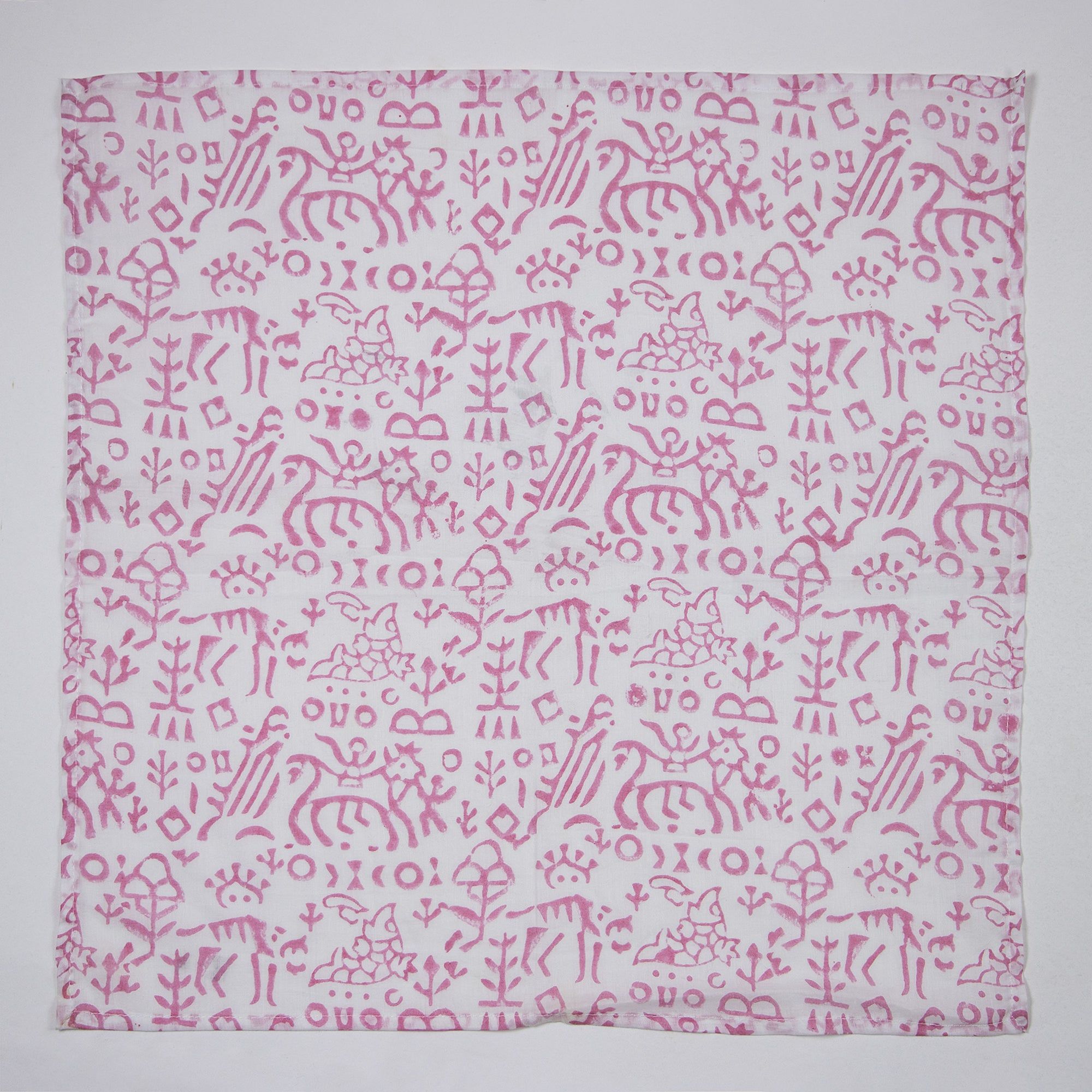 Hand Block Napkins Printed Beautiful Cotton Reusable Cloth Napkins